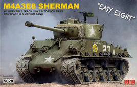 RFM5028: M4A3E8 Sherman W/Workable Tracks 1:35