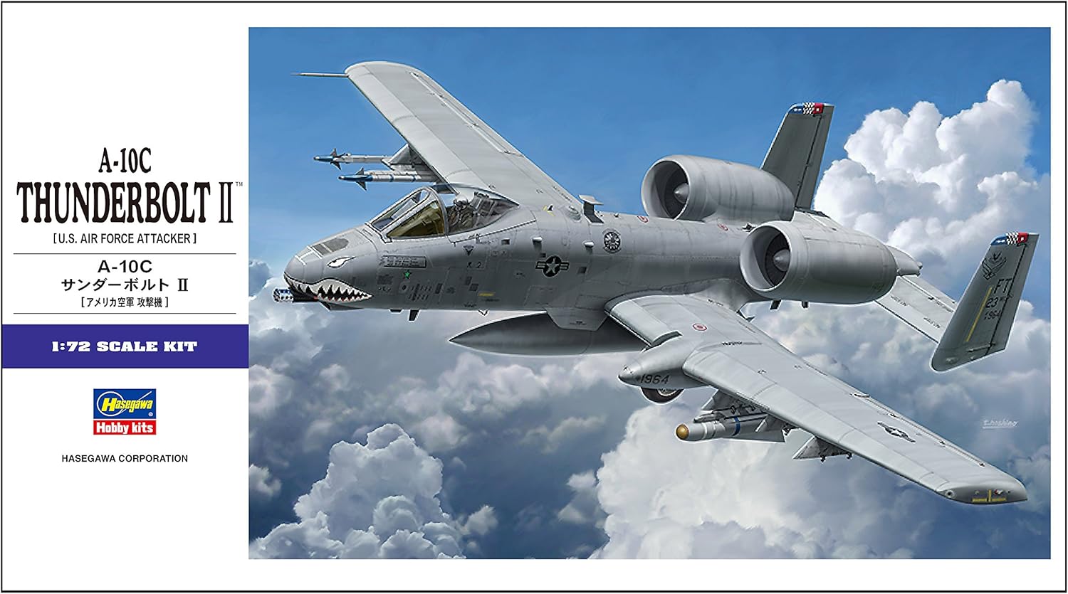 Hasegawa E43 01573 A-10C Thunderbolt II 1/72 Scale Model Kit