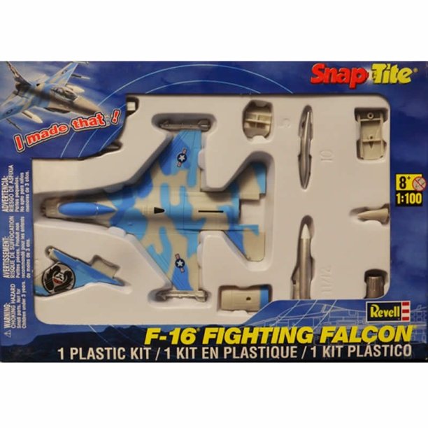 Revell 85-1389 F-16 Fighting Falcon 1/100 Scale SnapTite Model Kit