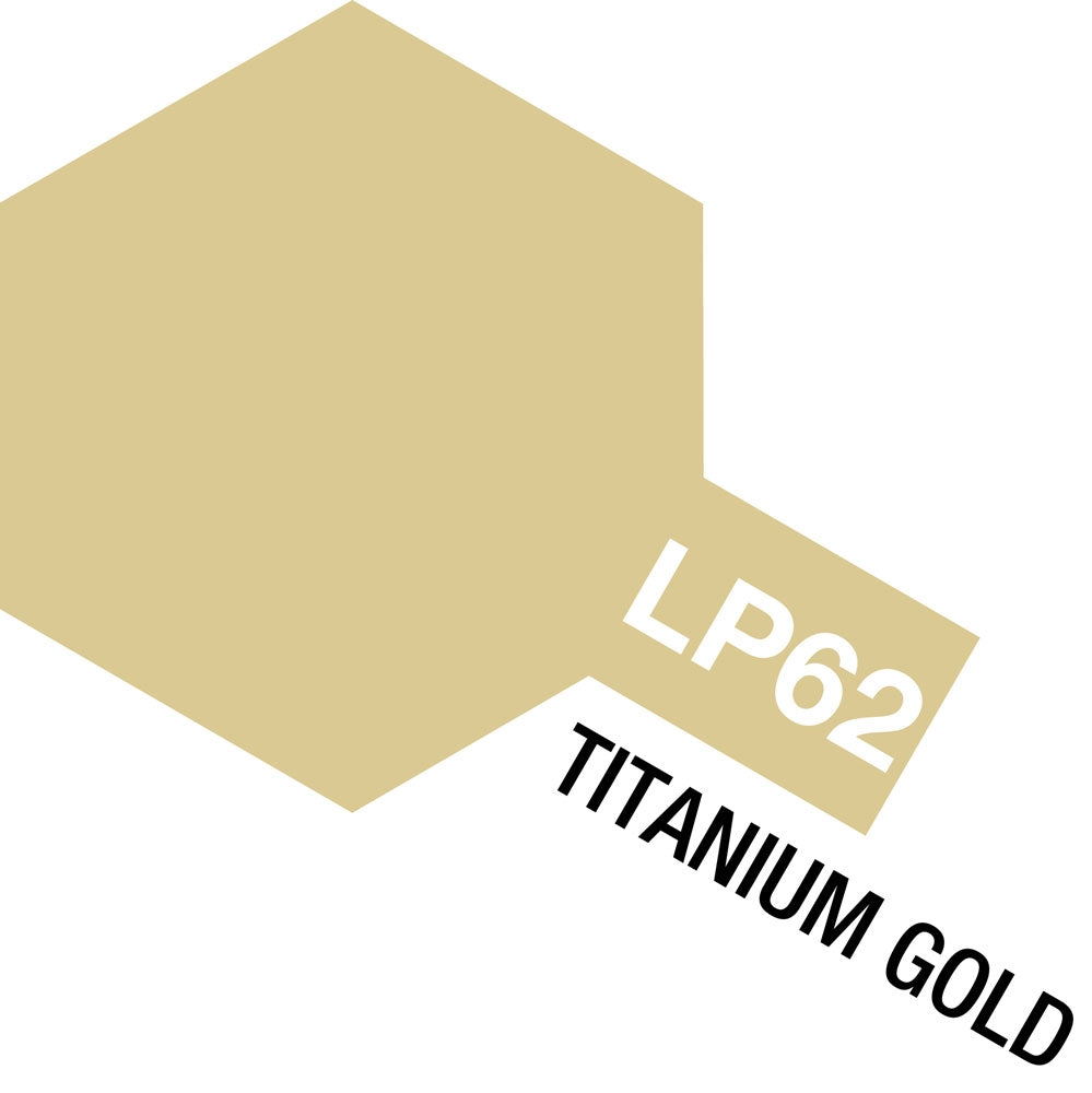 Tamiya 82162 LP-62 Titanium Gold Lacquer 10ml