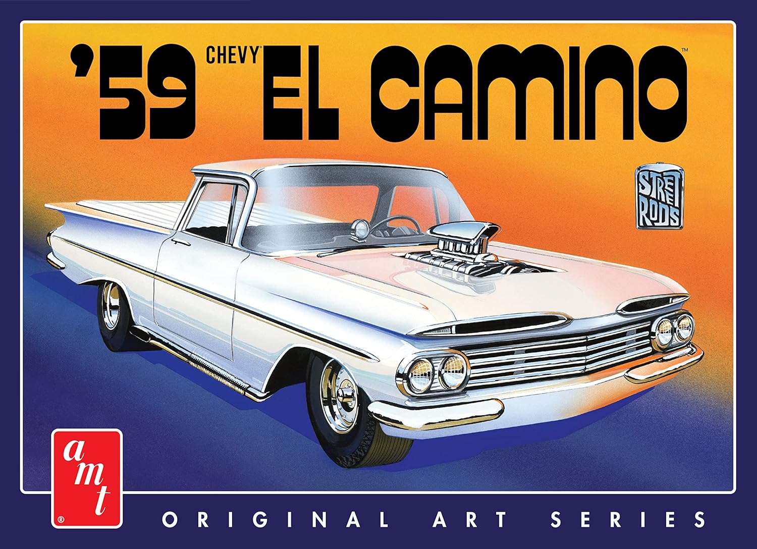 AMT 1058 1959 Chevy El Camino Original Art Series 1/25 Scale Model Kit