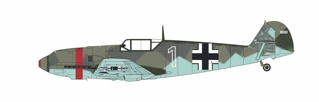 Airfix A05120C Messerschmitt Bf109E-3/E-4 1/48 Scale Model Kit