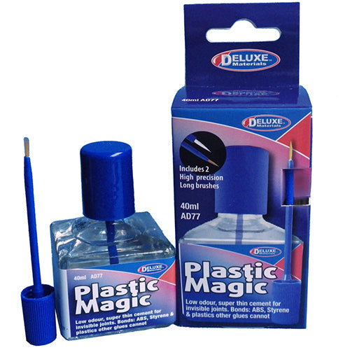 Deluxe Materials AD77 Plastic Magic Adhesive, 40 ml