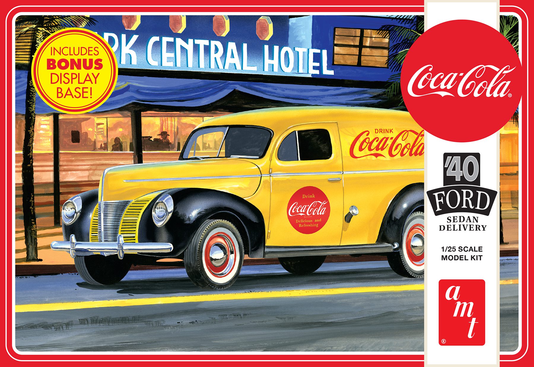 AMT 1161 1940 Ford Sedan Delivery Coca-Cola 1/25 Scale Model Kit