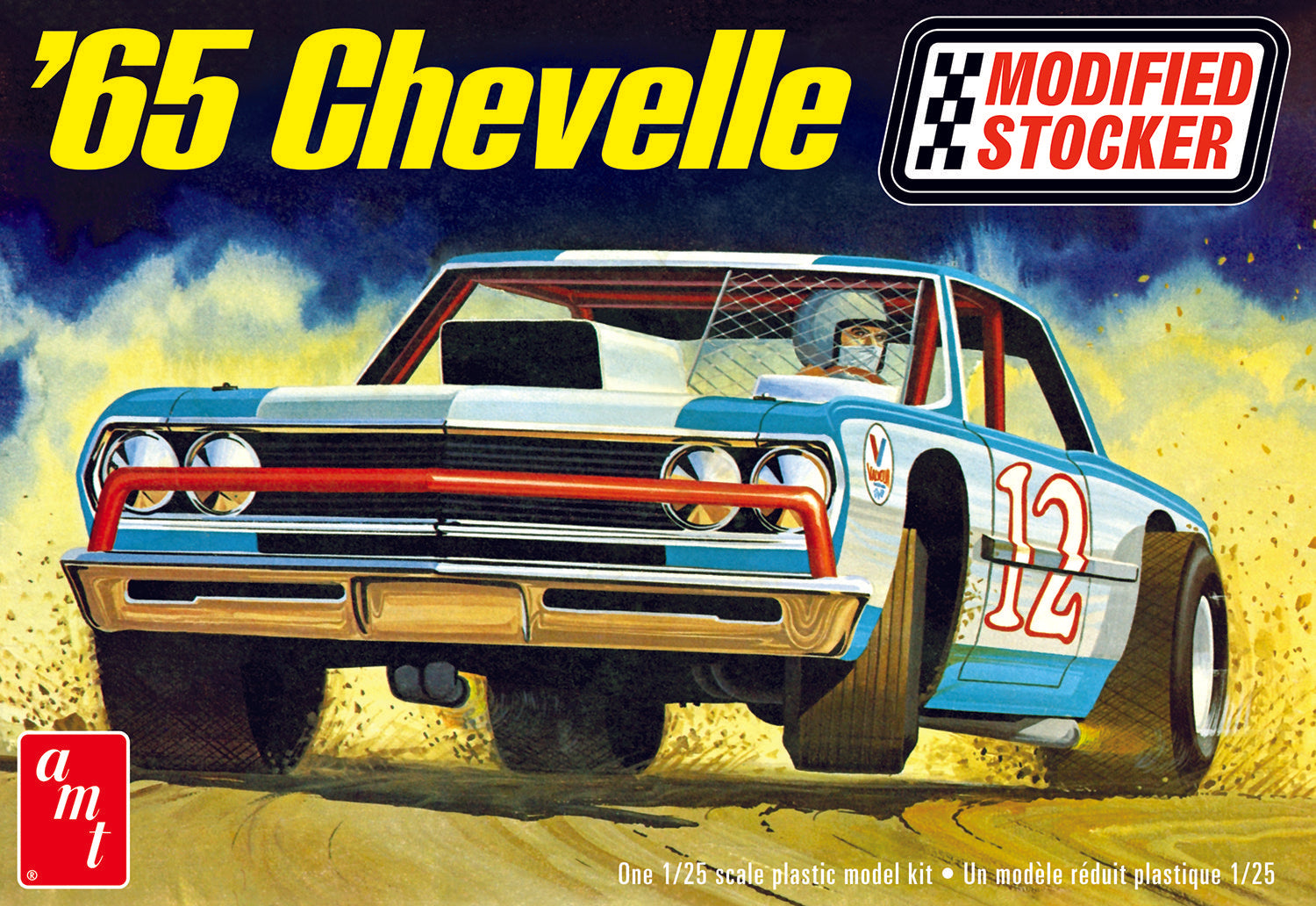 AMT 1177 1965 Chevelle Modified Stocker 1/25 Scale Model Kit