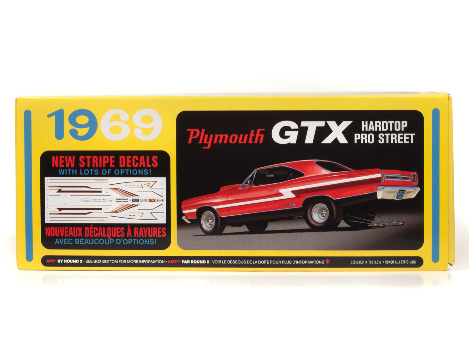 AMT 1180 1969 Plymouth GTX Hardtop Pro Street 1/25 Scale Model Kit