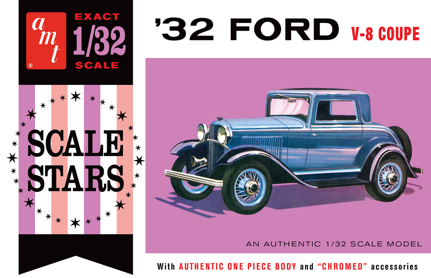 AMT 1181 1932 Ford Coupe 1/32 Scale Model Kit