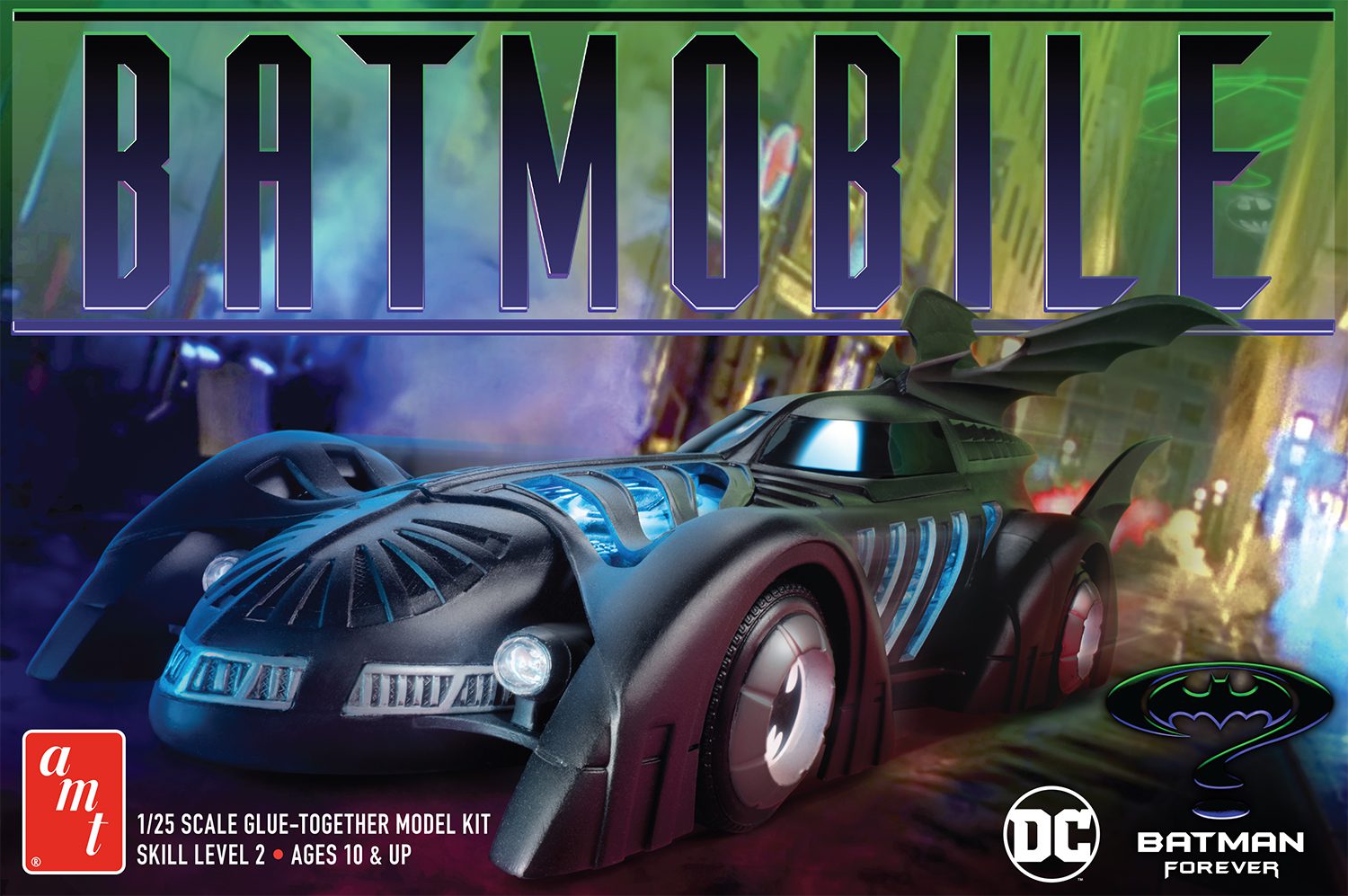 AMT 1240 Batman Forever Batmobile 1/25 Scale Model Kit