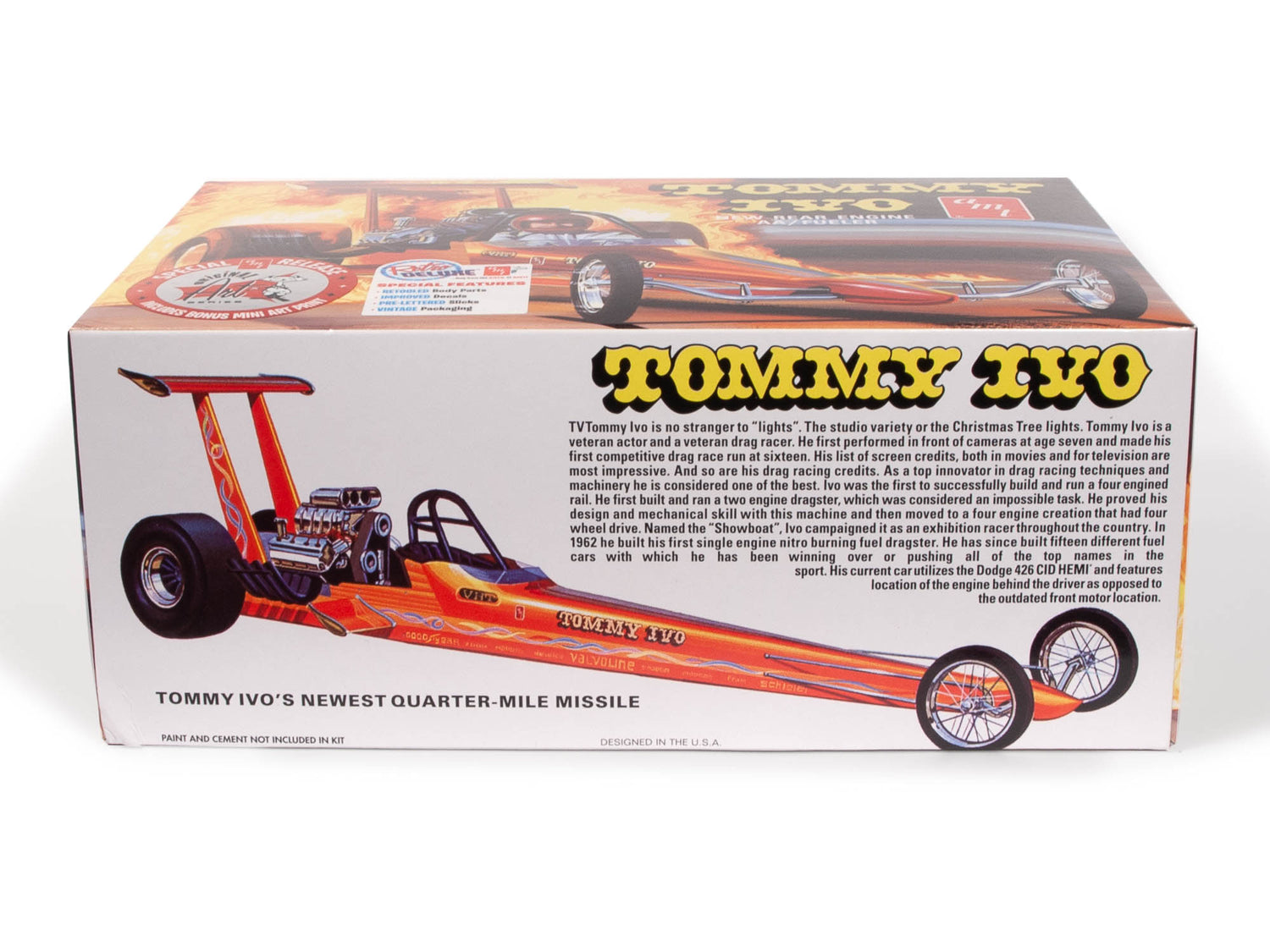 AMT 1253 Tommy Ivo Rear Engine Dragster 1/25 Scale Model Kit