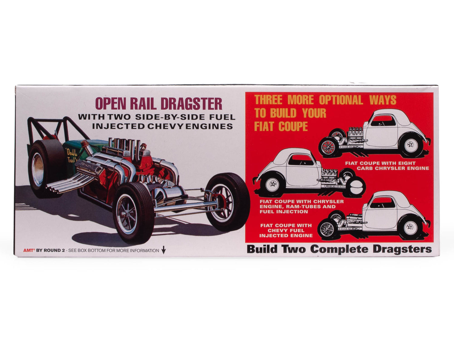 AMT 1380 Fiat Double Dragster 1/25 Scale Model Kit