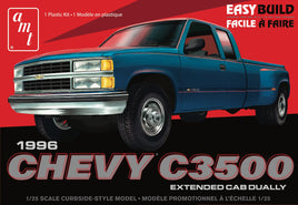 AMT 1409 1996 Chevrolet C-3500 Dually Pickup Easy Build 1/25 Scale Model Kit