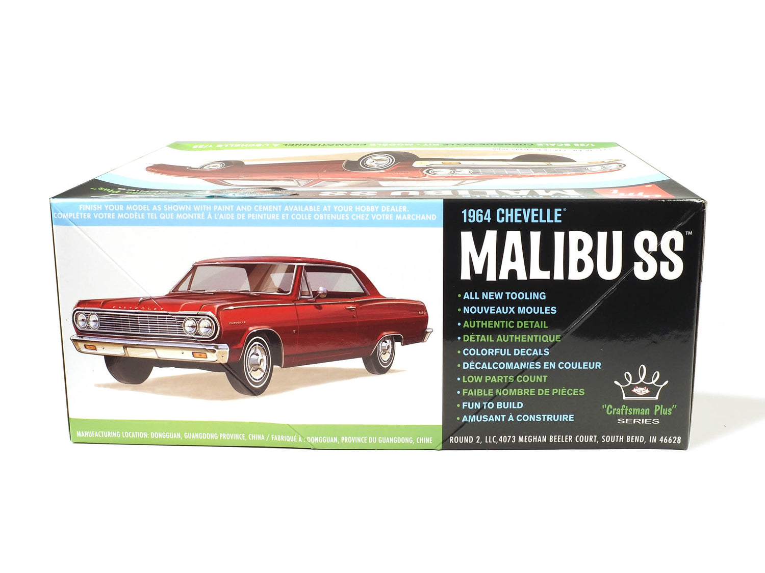 AMT 1426 1964 Chevy Chevelle Malibu Super Sport “Craftsman Plus” 1/25 Scale Model Kit