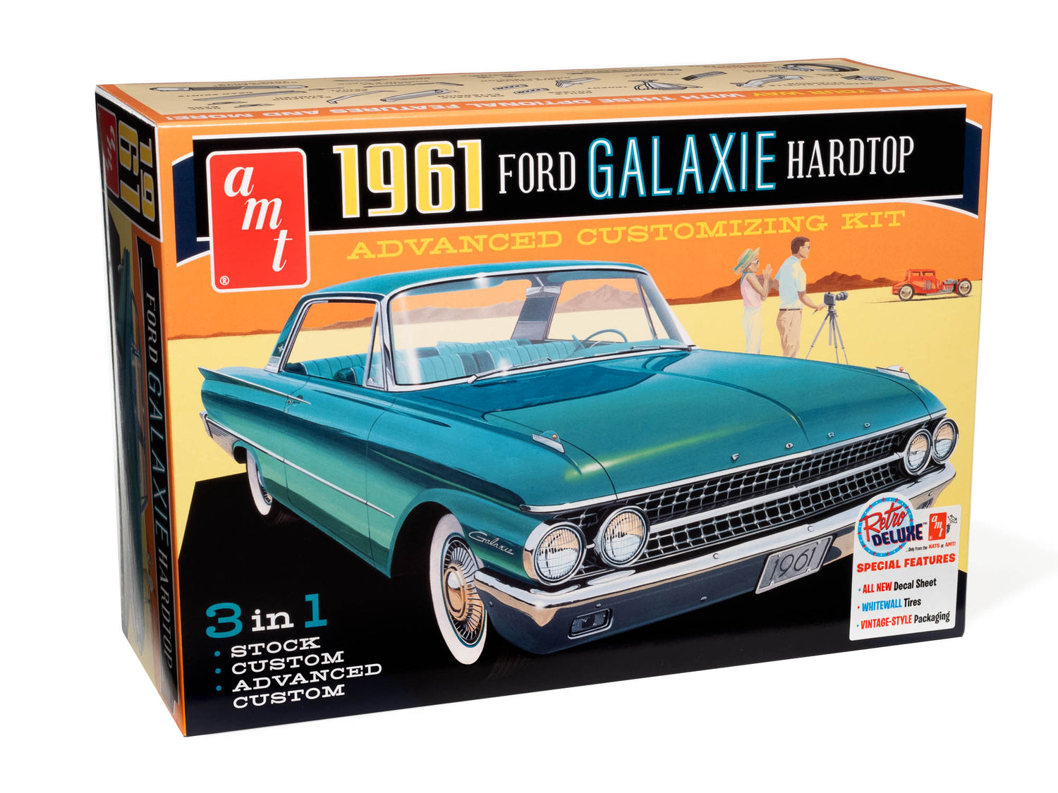 AMT 1430 1961 Ford Galaxie Hardtop 1/25 Scale Model Kit