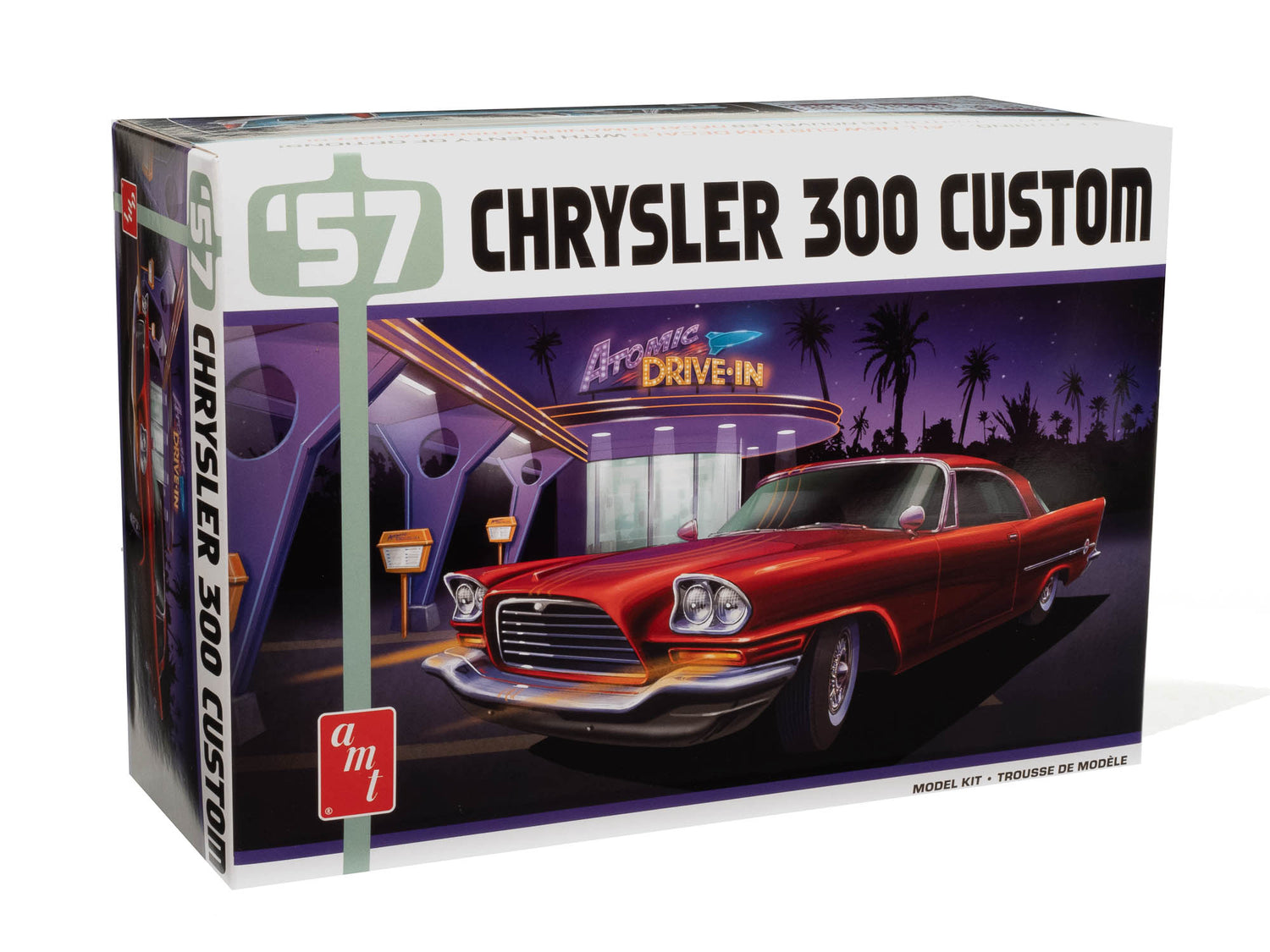 Amt 1447 1957 Chrysler 300 Custom Version 1/25 Scale Model Kit