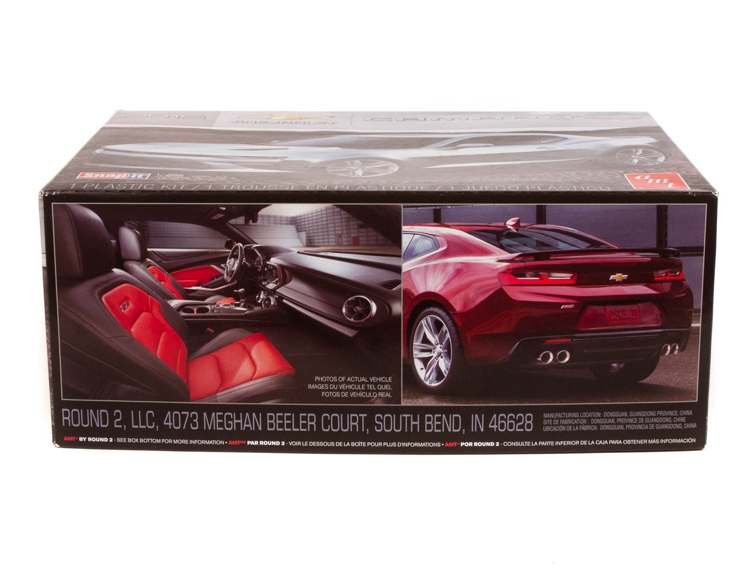 AMT 982 2016 Chevy Camaro SS Garnet Red 1/25 Scale Snap Model Kit