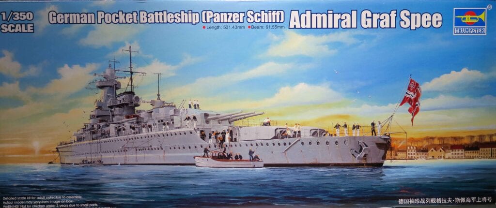 Trumpeter 5316 German Admiral Graf Spee Pocket Battleship 1/350