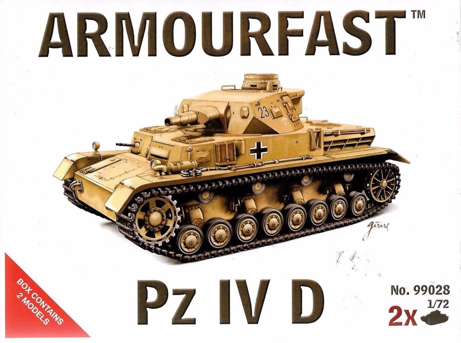 ARF99028: 1/72 Pz IV D Tank (2)