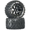 Duratrax DTXC3520 Six-Pack MT 2.8" 2WD Mounted Rear C2 Tires, Black (2)