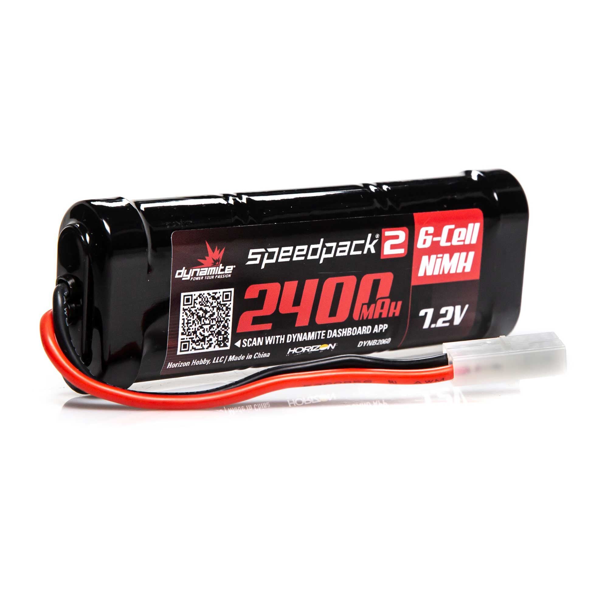 Dynamite DYNB2060 Speedpack2 7.2V 2400mAh 6C NiMH, Flat Tamiya