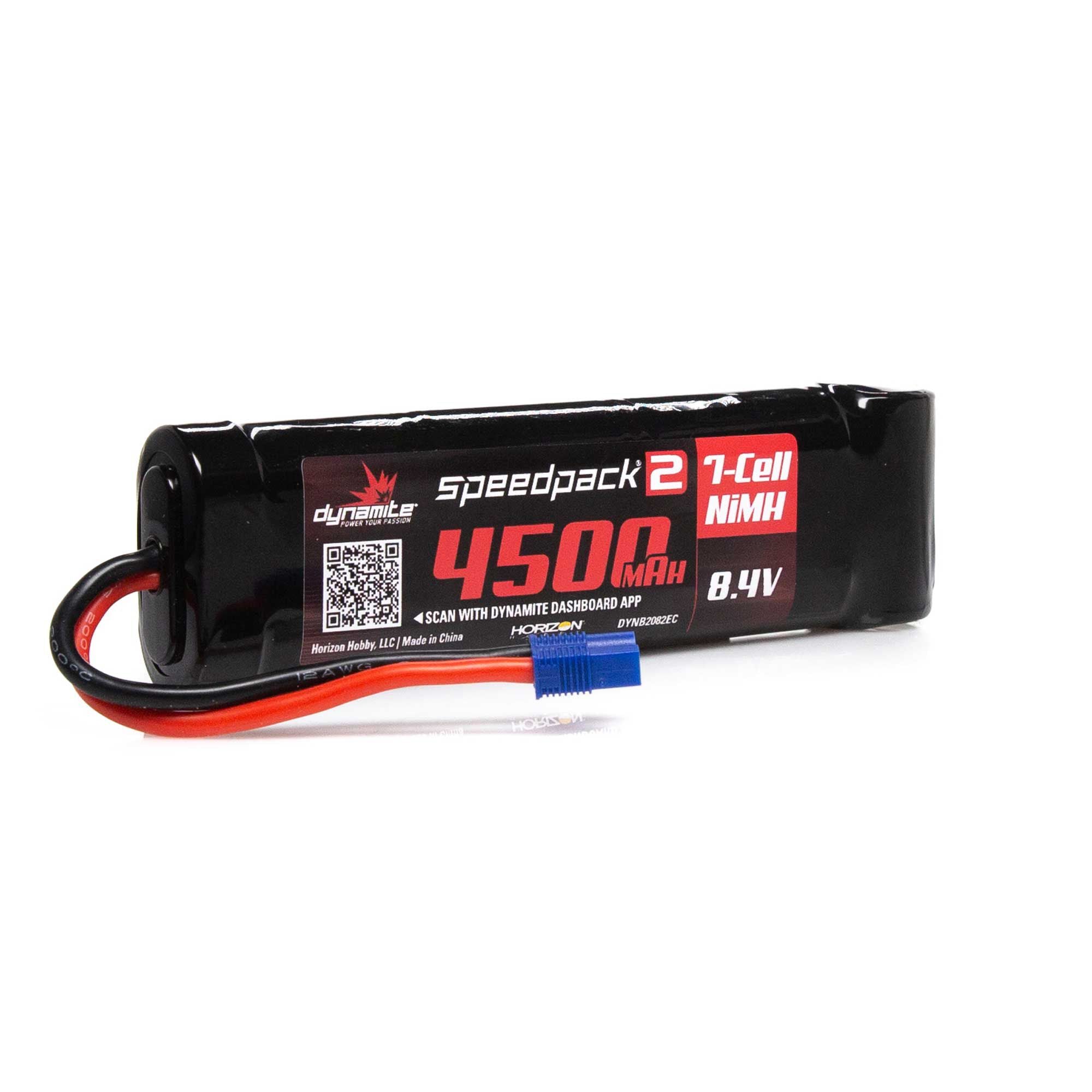 Dynamite DYNB2082EC 8.4V 4500mAh 7-Cell Speedpack2 Flat NiMH Battery: EC3