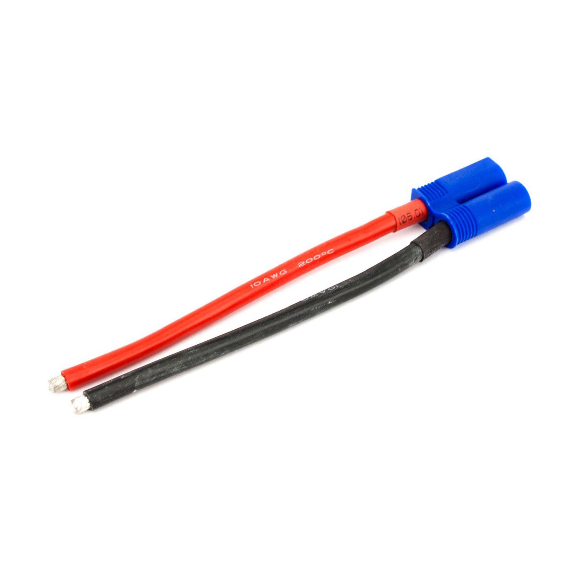 Dynamite DYNC0024 Connector: EC5 Device with 4" Wire, 10 AWG