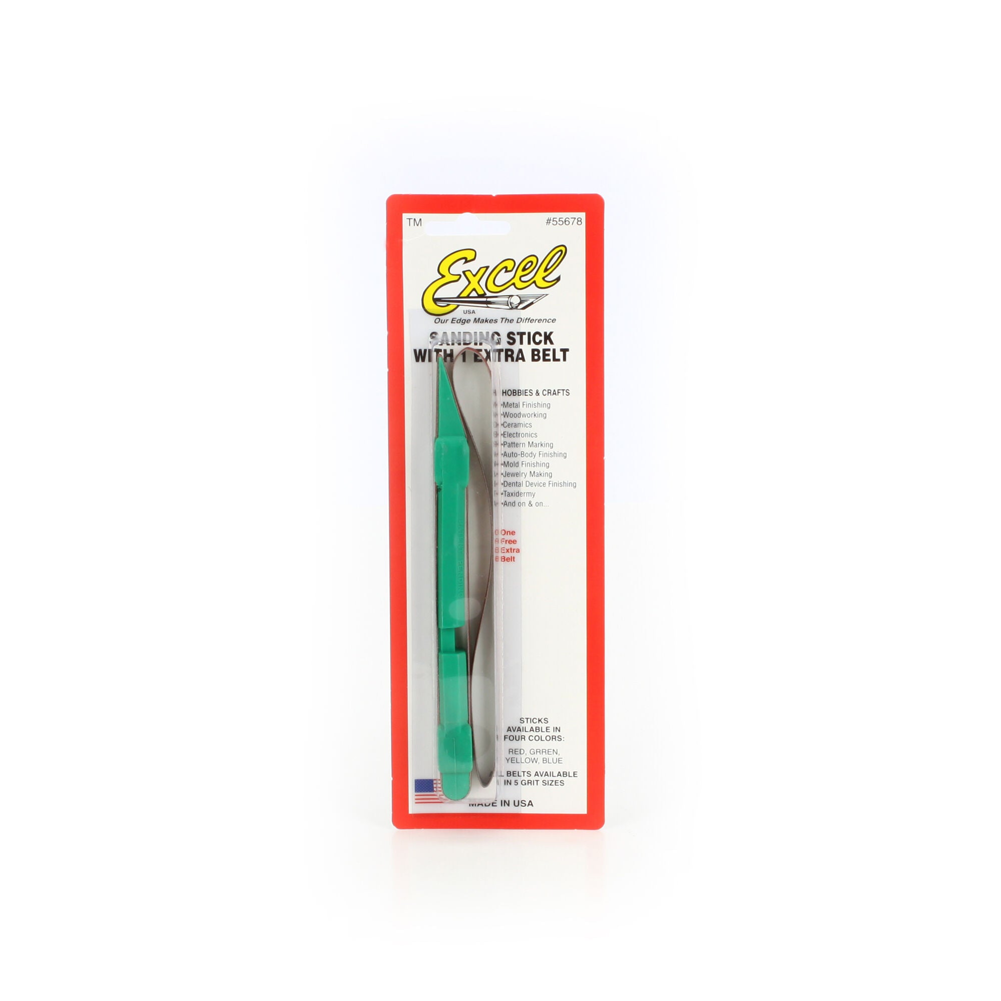 Excel Blades 55678 Sanding Stick with Belt