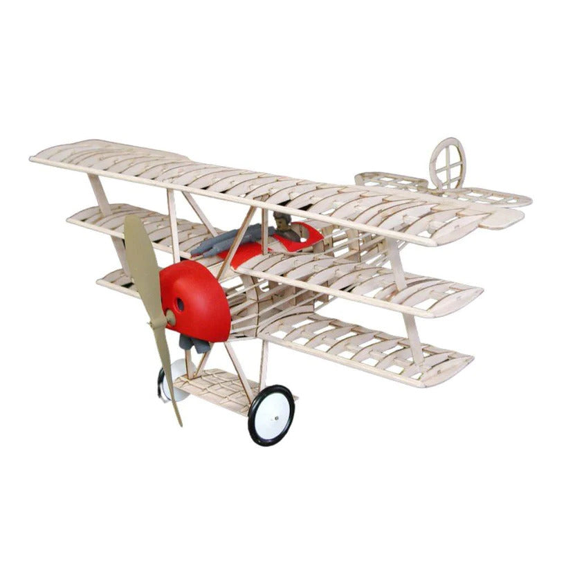 Guillow’s 204 Fokker DR-1 Triplane 1/14 Scale Balsa Wood Model Kit