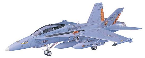 Hasegawa D9 00439 F/A-18D Hornet US Navy Fighter 1/72 Scale Model Kit