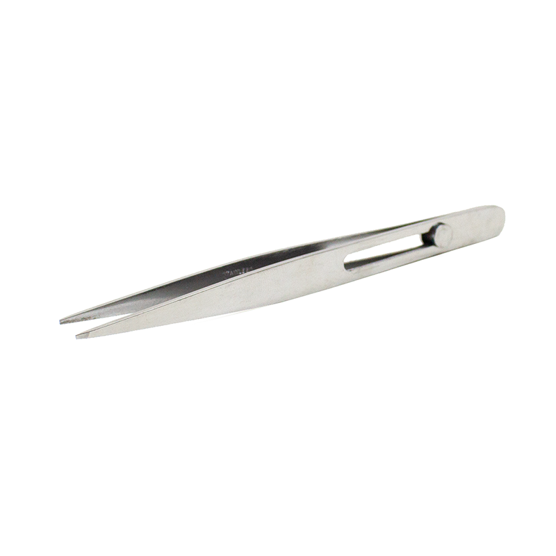 Excel Blades 30411 Slide Lock Stainless Steel Pointed Tweezers