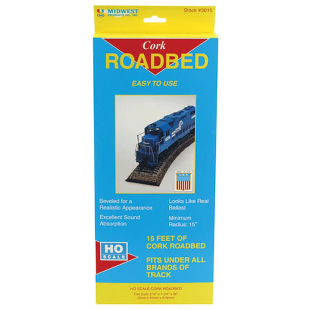 Midwest Products 3015 HO Roadbed 36" Length (5 Pieces)
