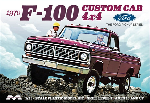 MOE1230: '70 F-100 Ford Custom Cab 1/25