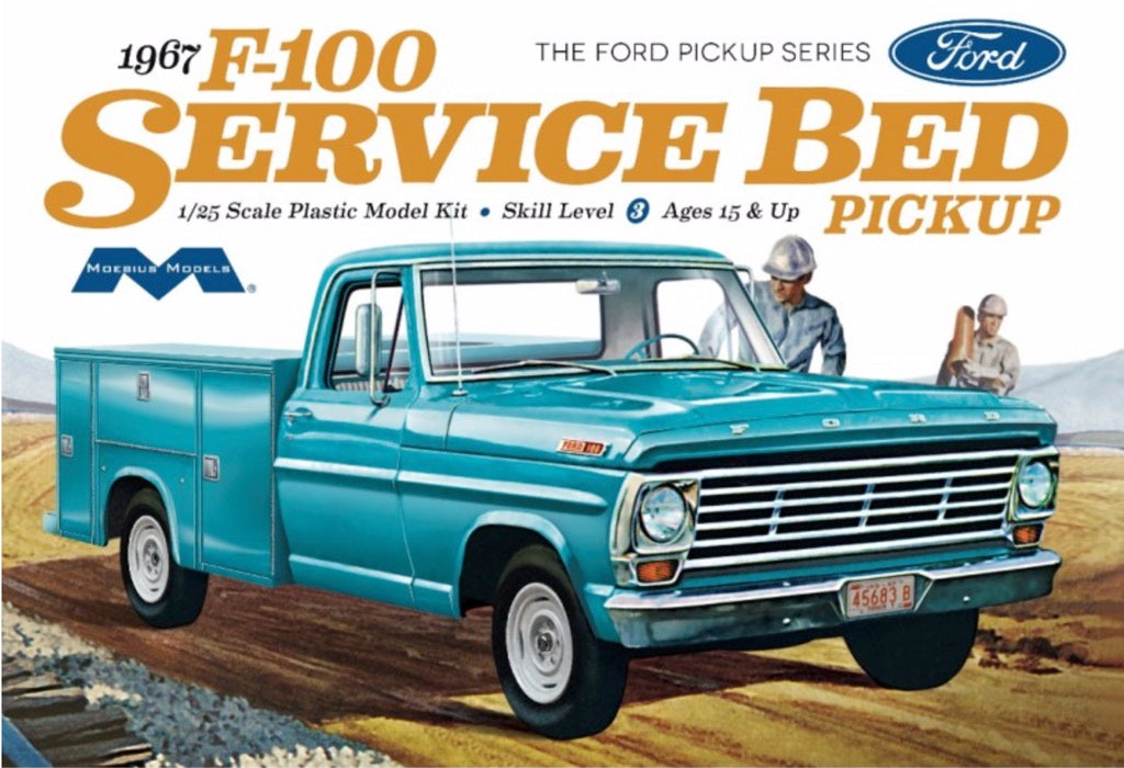 MOE1239: 1/25 1967 Ford F100 Service Bed