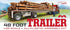 Moebius Models 1304 48' Flatbed Trailer w/Cambered Deck 1/25 Scale Model Kit