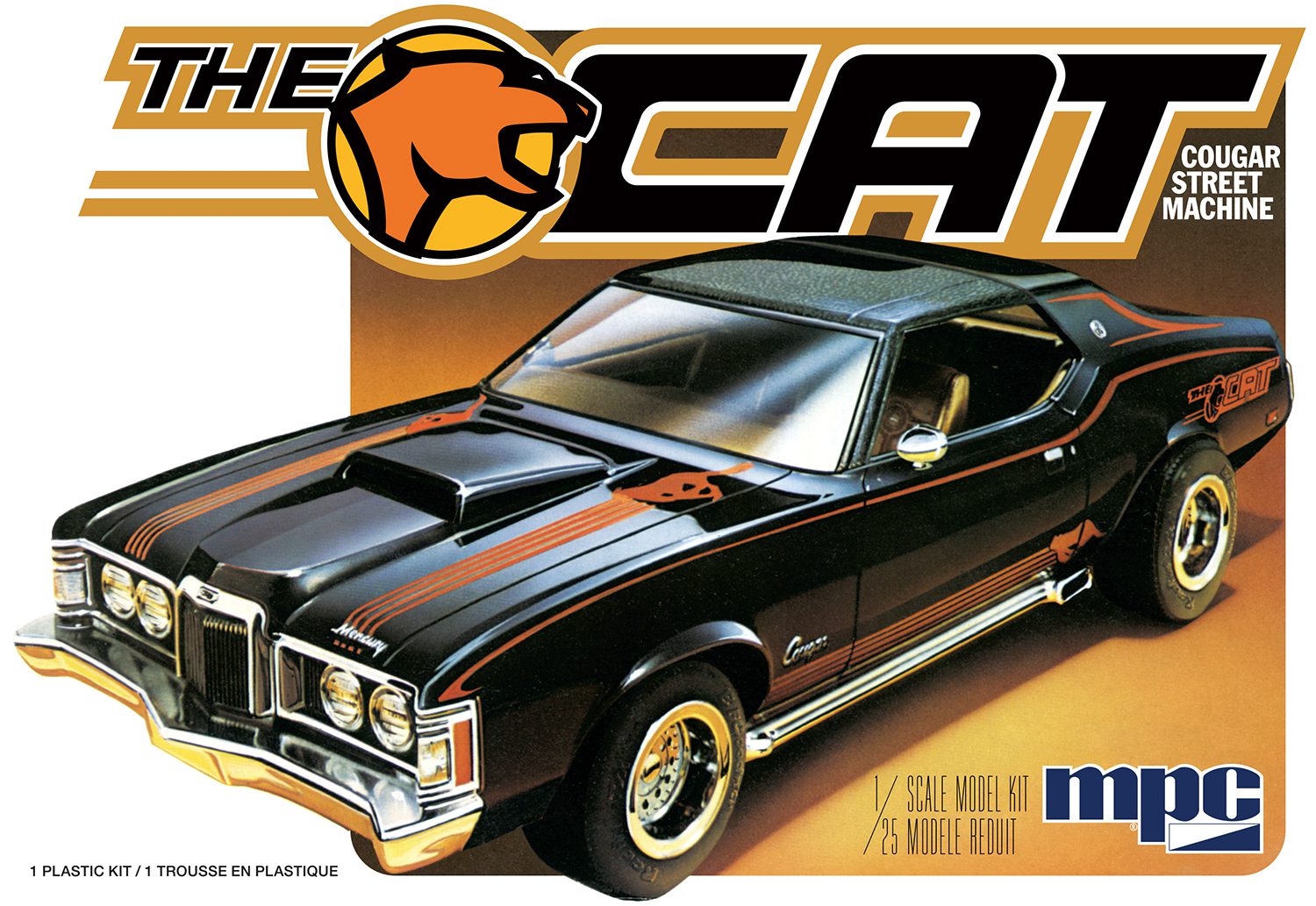 MPC 1004 1973 Mercury Cougar “The Cat” 1/25 Scale Model Kit