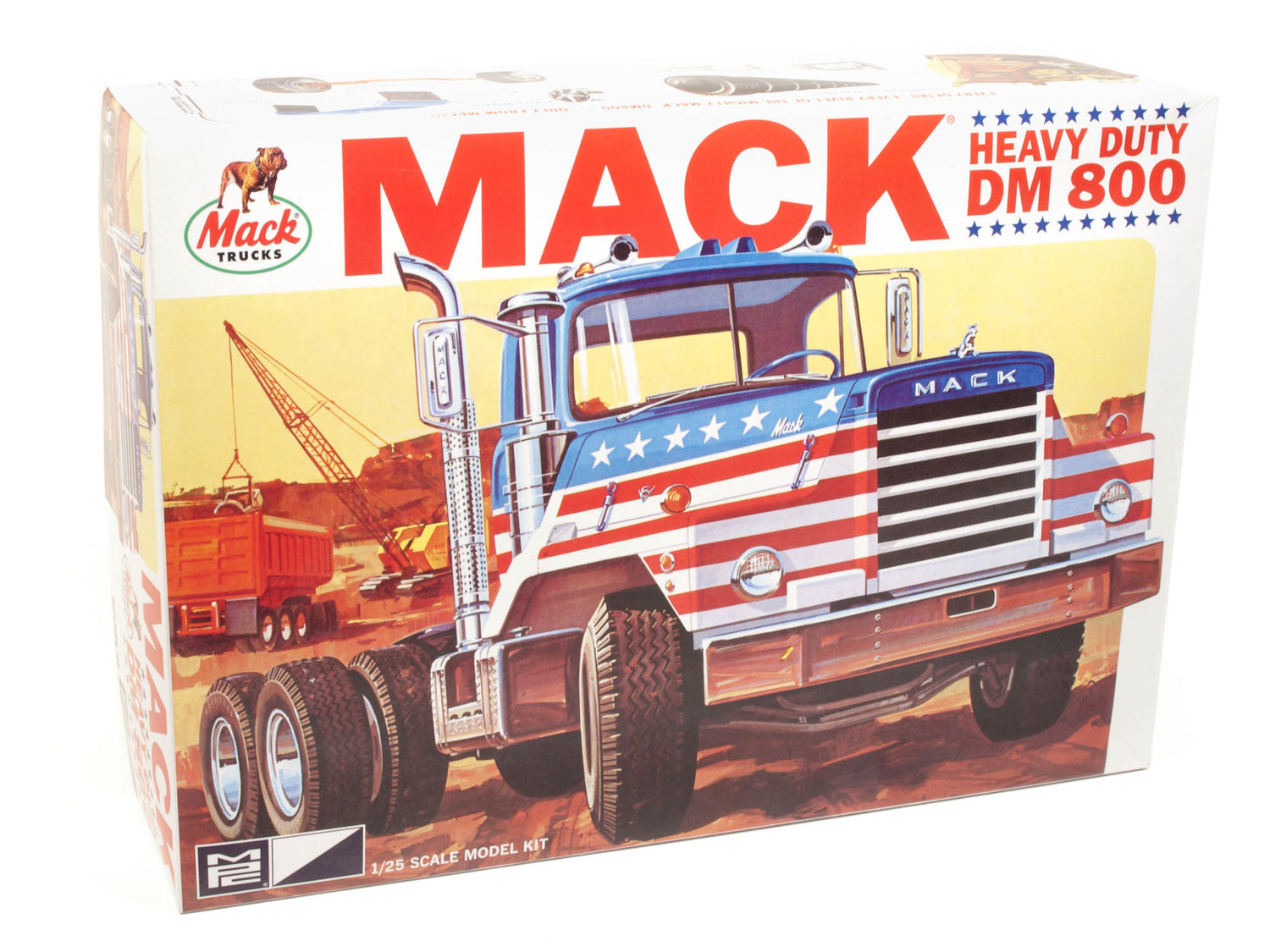 MPC 899 Mack DM800 Semi Tractor 1/25 Scale Model Kit