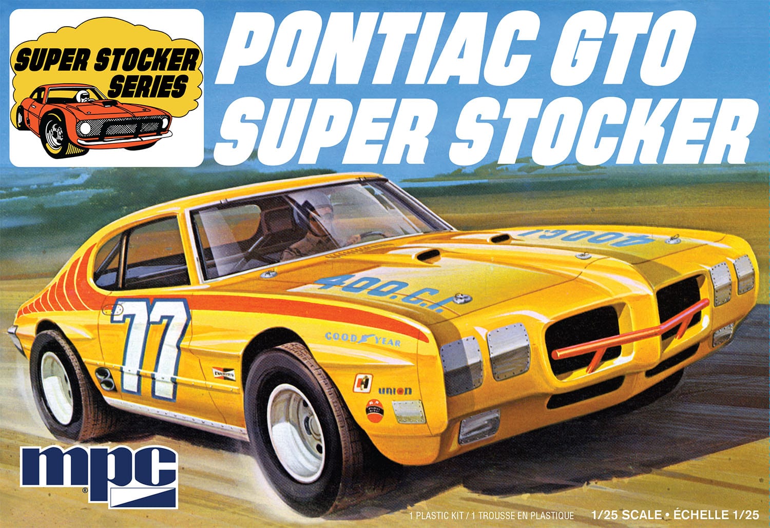 MPC 939 1970 Pontiac GTO Super Stocker 1/25 Scale Model Kit