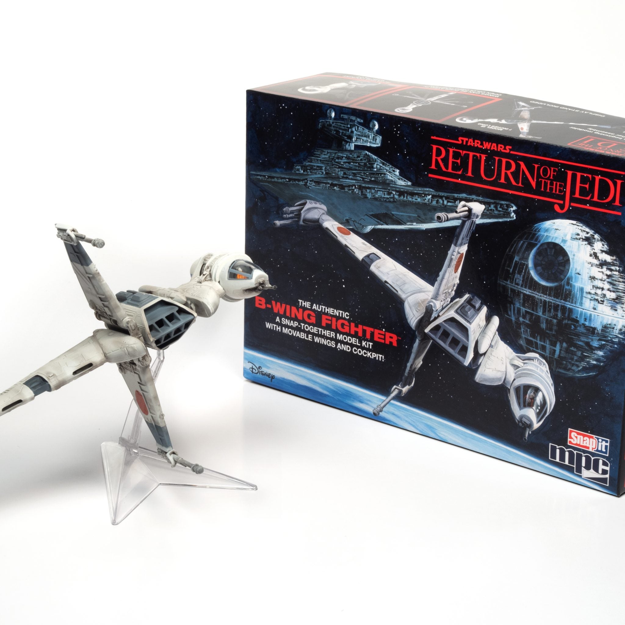 MPC 949 Star Wars: Return of the Jedi B-Wing Fighter 1/144 Scale Snap Model Kit