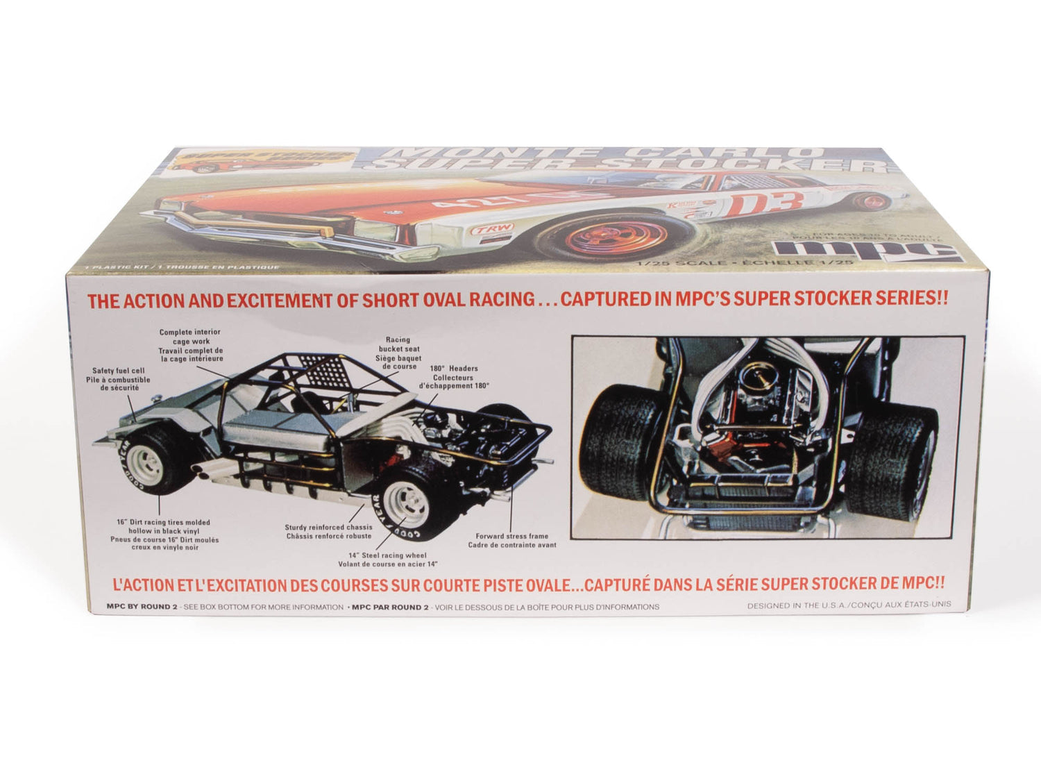 MPC 962 1971 Chevy Monte Carlo Super Stocker 1/25 Scale Model Kit