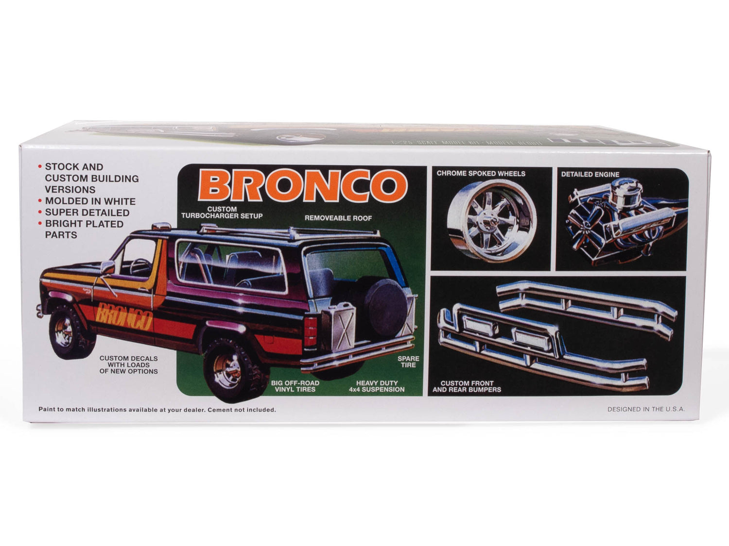 MPC 991 1982 Ford Bronco 1/25 Scale Model Kit