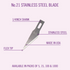 Excel Blades 20021 #21 Stainless Steel Blade, 5 Pack