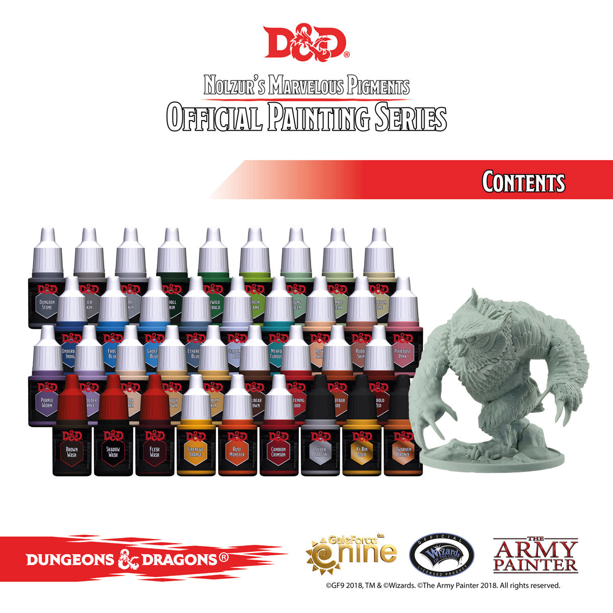 The Army Painter 75002 D&D Nolzur`s Marvelous Pigments Monsters Paint Set