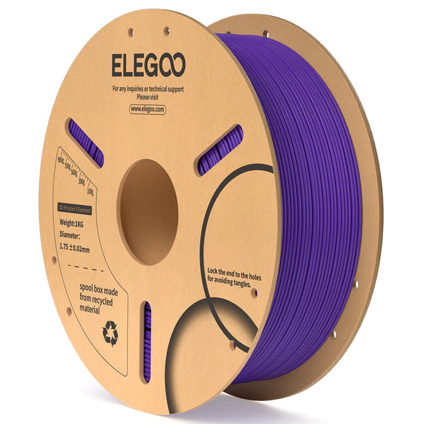 Elegoo Purple PLA 1.75mm Filament Spool 1KG