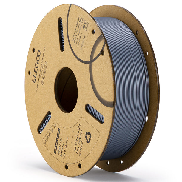 Elegoo Silver PLA 1.75mm Filament Spool 1KG