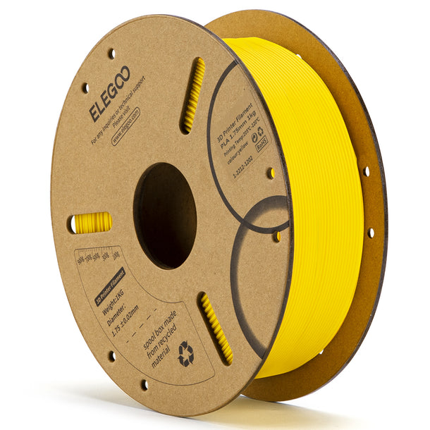 Elegoo Yellow PLA 1.75mm Filament Spool 1KG