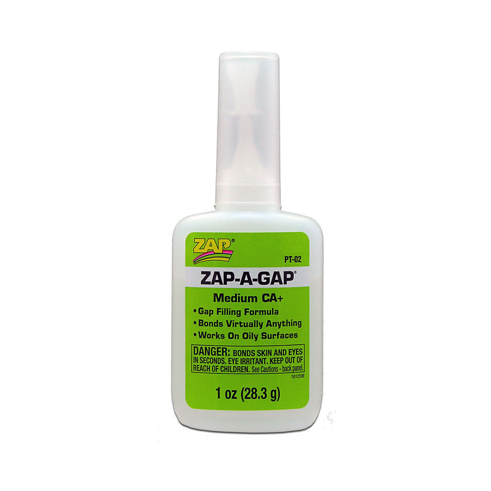 Pacer Technology PT-02 Zap-A-Gap Medium CA+ Glue, 1 oz.