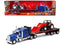 New Ray Toys 10373 Kenworth W900 w/Flatbed Trailer & Farm Tractor 1/32 Scale Die-Cast Model