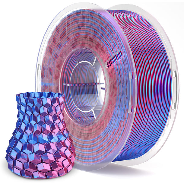 Elegoo Blue / Purple Silk PLA 1.75mm Filament Spool 1KG