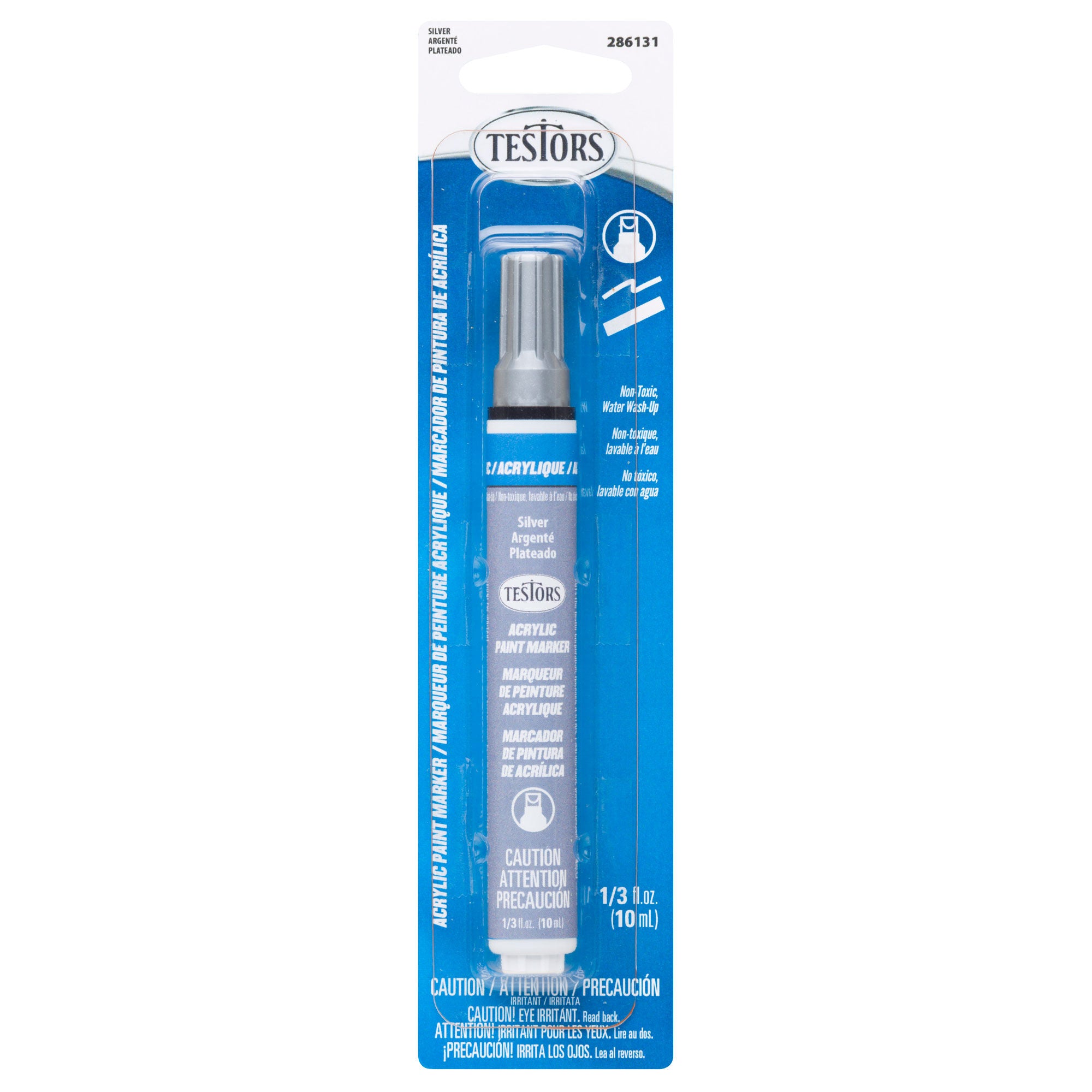 TES 286131 Silver Acrylic Paint Marker