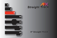 AFX70601: Track Straight 9" Pair
