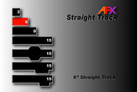 AFX70608: Track 6" Straight Pair